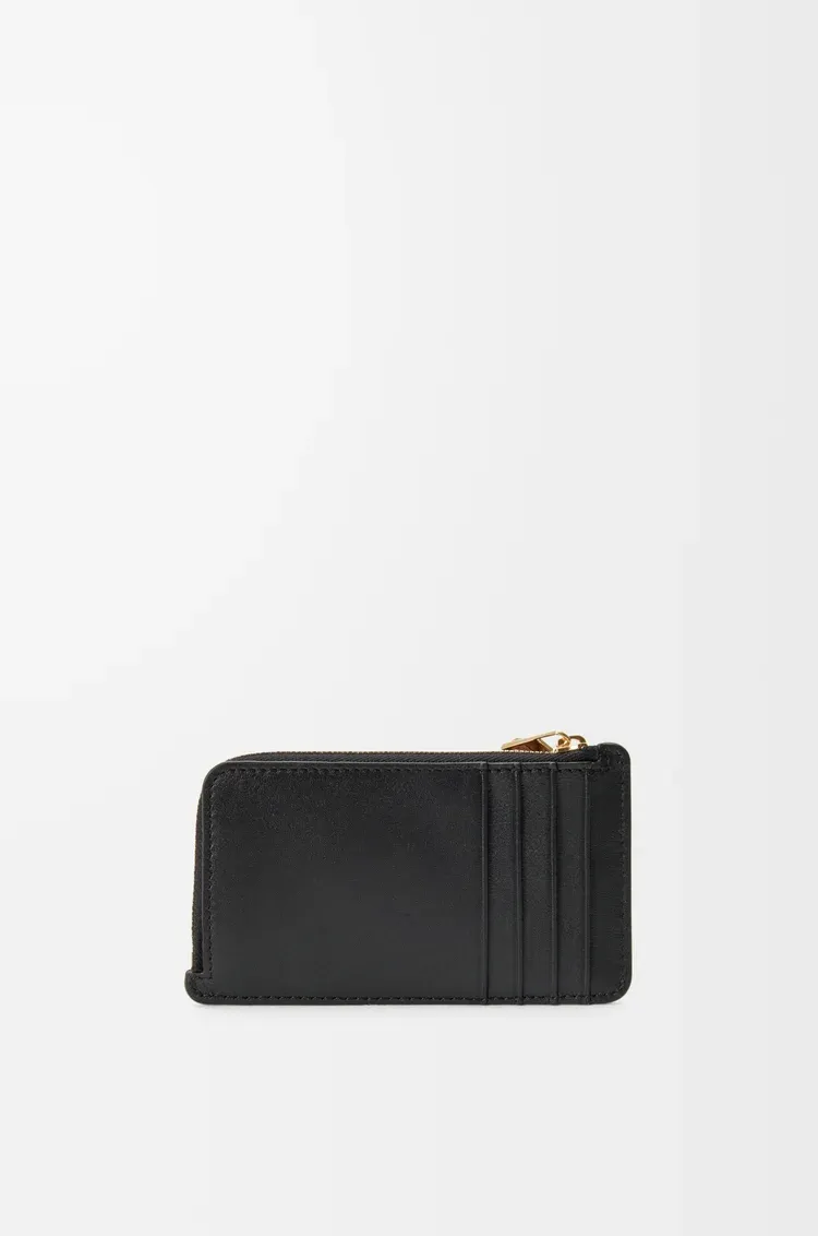 Knot Coin Cardholder In Shiny Nappa Calfskin
