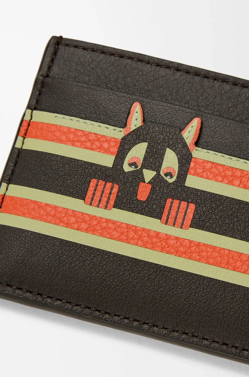 Futurist Cat Plain Cardholder