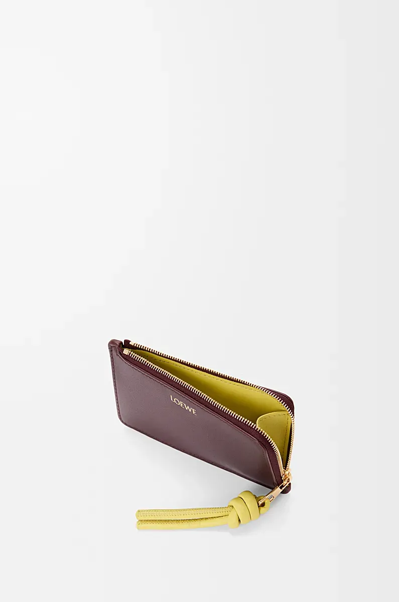 Knot-Detailed Zipped Cardholder