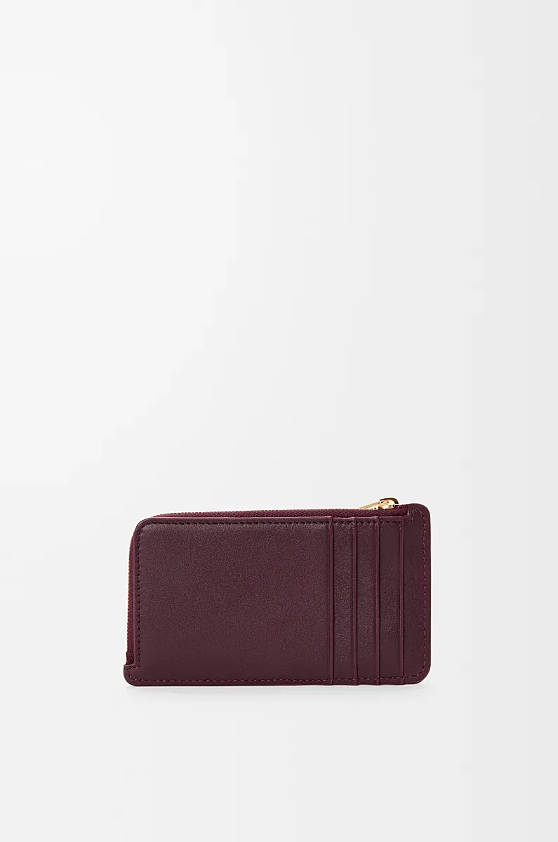 Knot-Detailed Zipped Cardholder