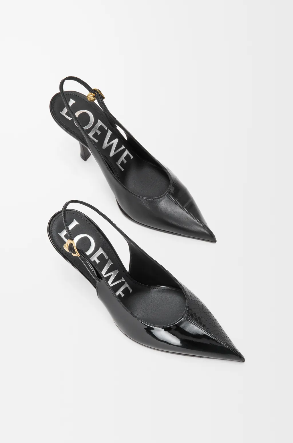 Comic Slingback Pumps