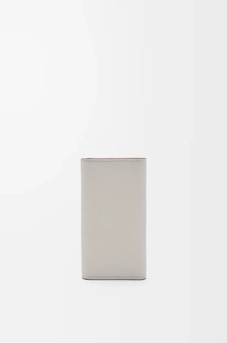 Anagram Key Case In Pebble Grained Calfskin