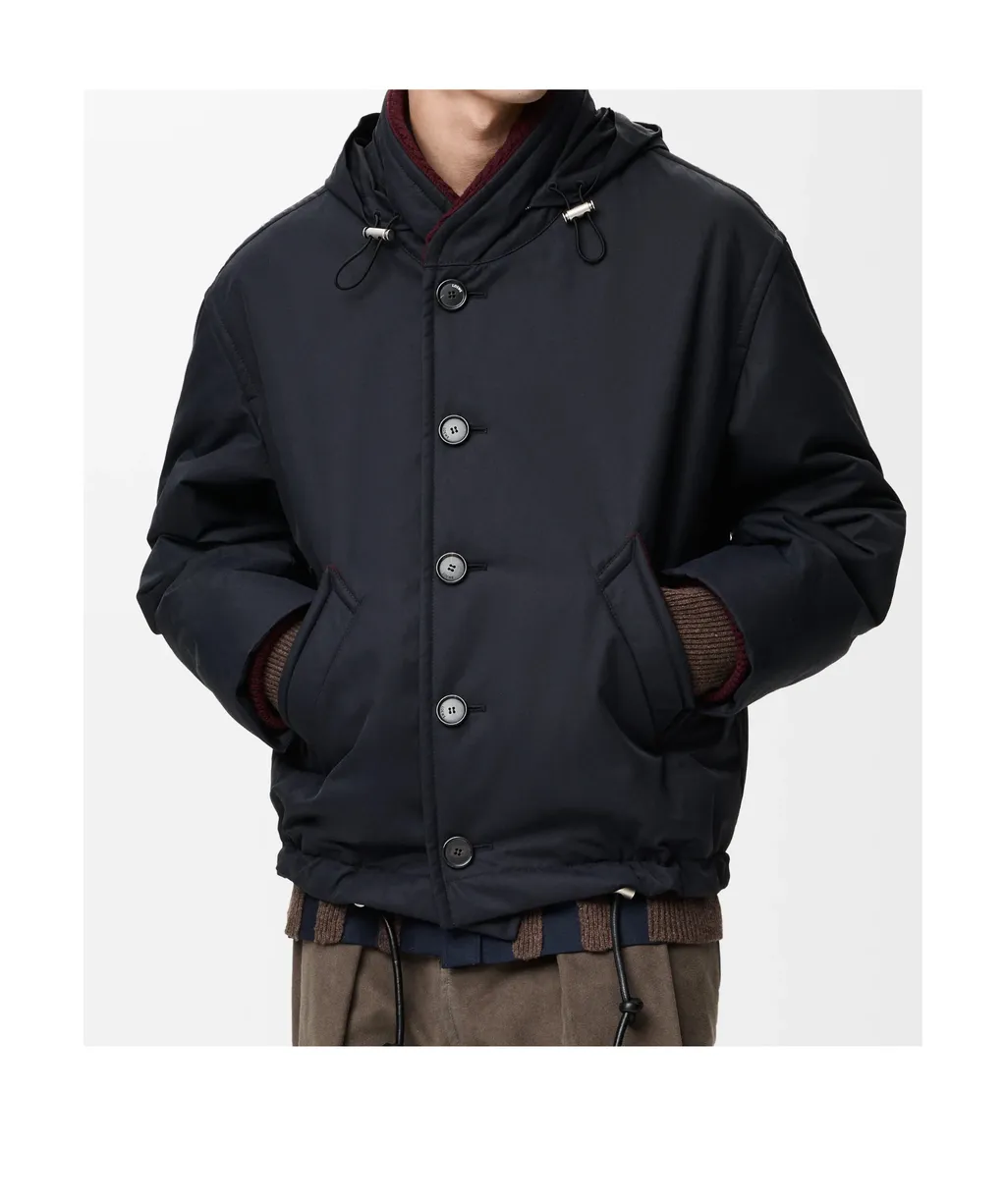 Padded Jacket In Technical Cotton