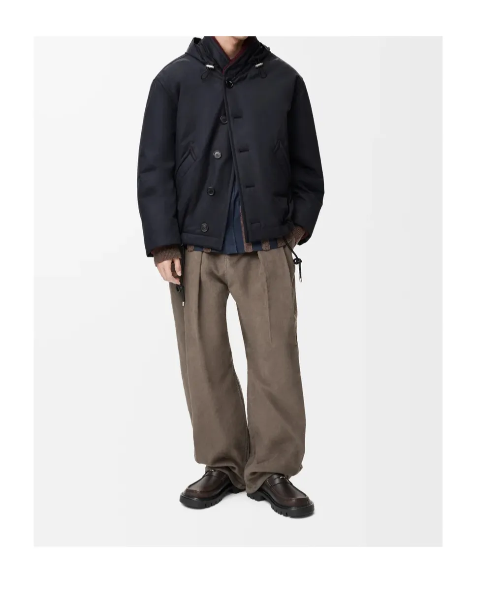 Padded Jacket In Technical Cotton