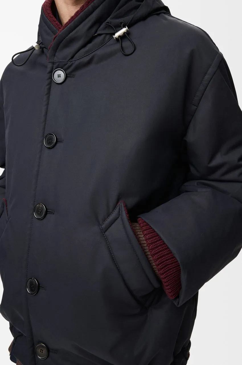 Padded Jacket In Technical Cotton