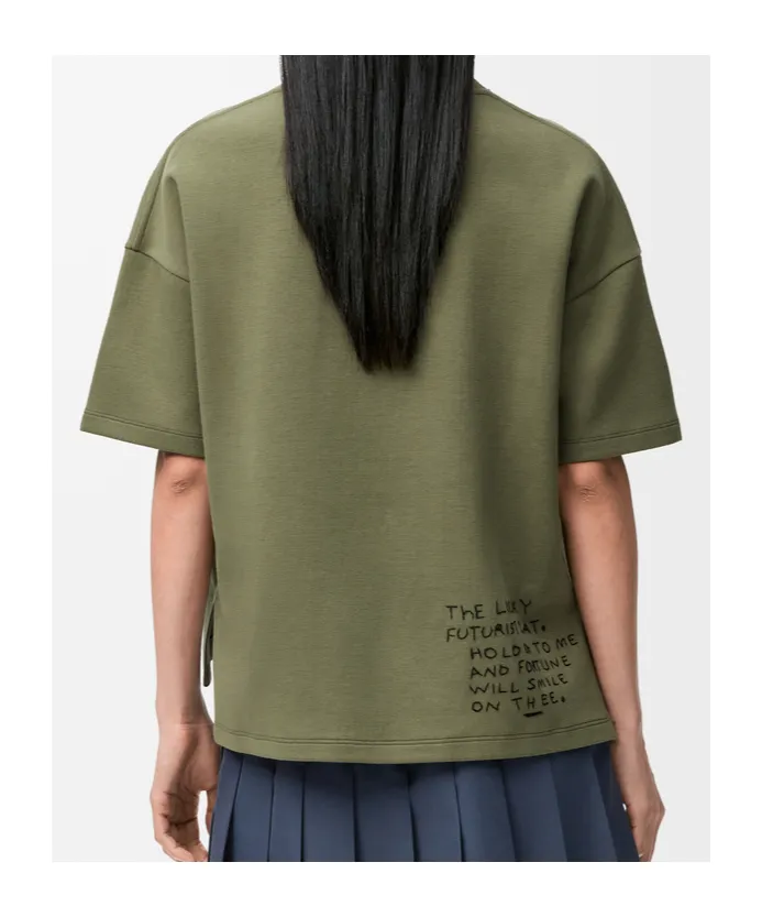 Anagram Embroidered Crewneck T-Shirt