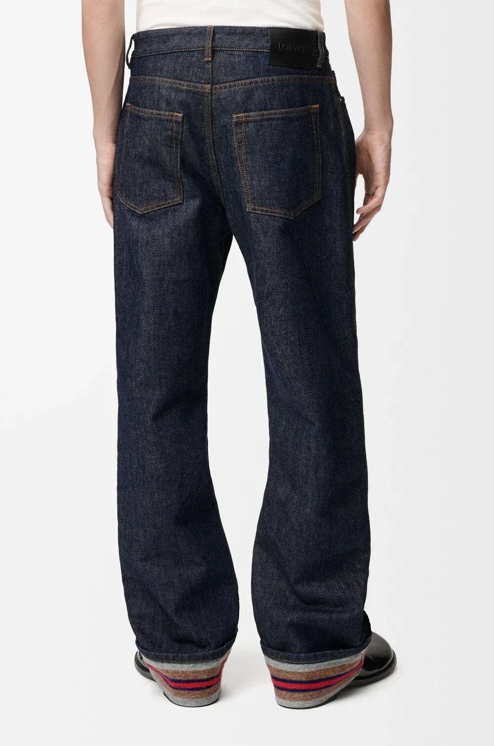Turn-Up Denim Jeans