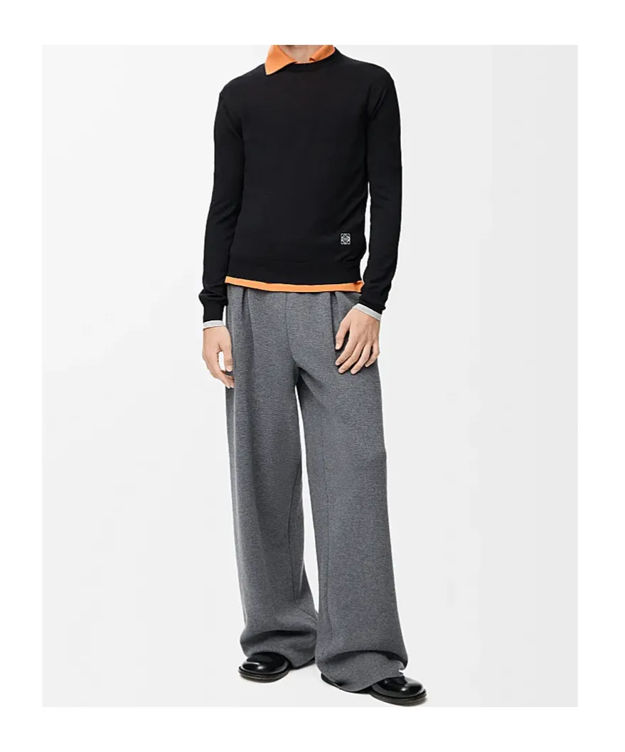 Long-Sleeved Wool Sweater