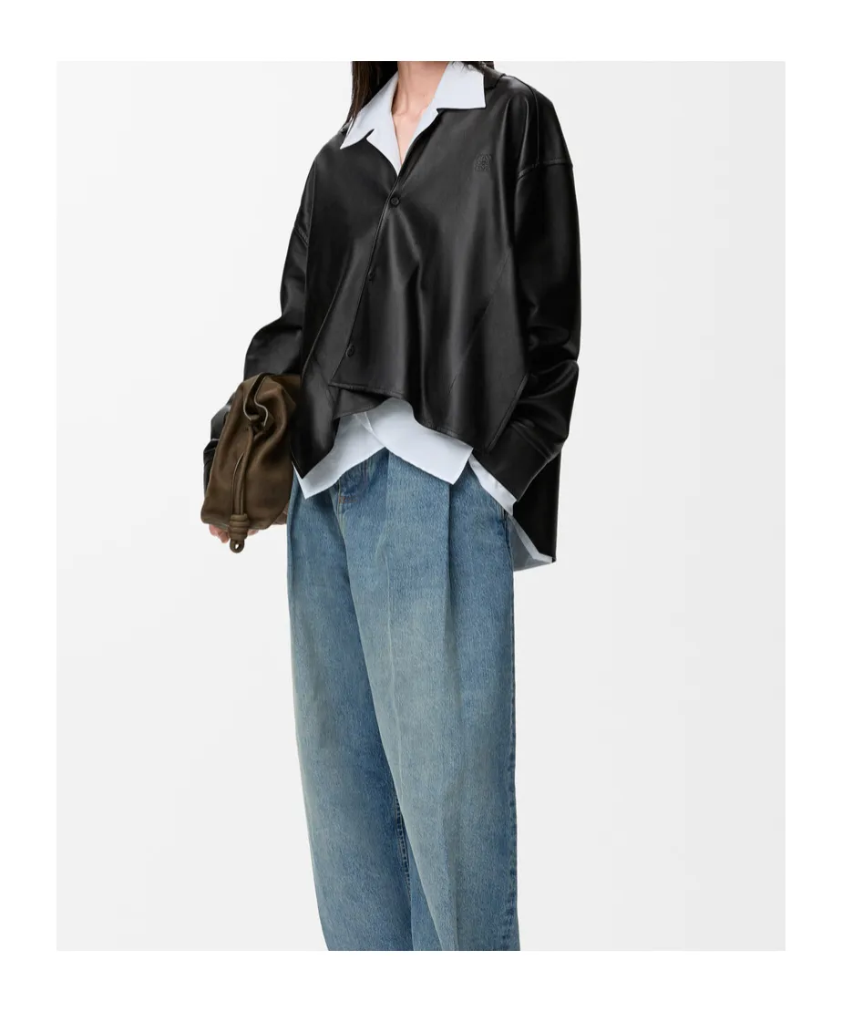 Shirt In Nappa Lambskin