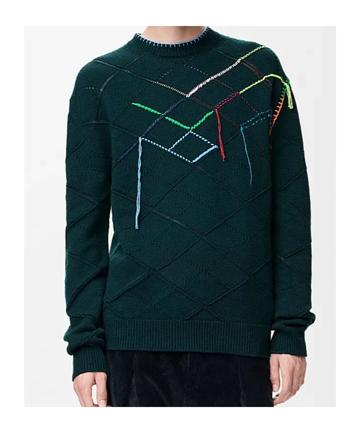 Long-Sleeved Wool Sweater