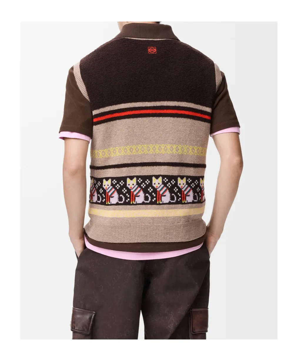 Vest In Wool And Cashmere