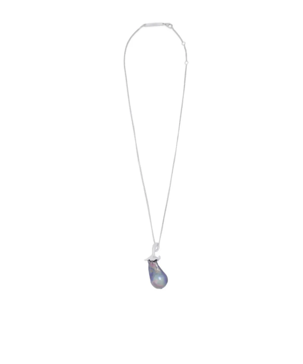 Eggplant Pendant Necklace