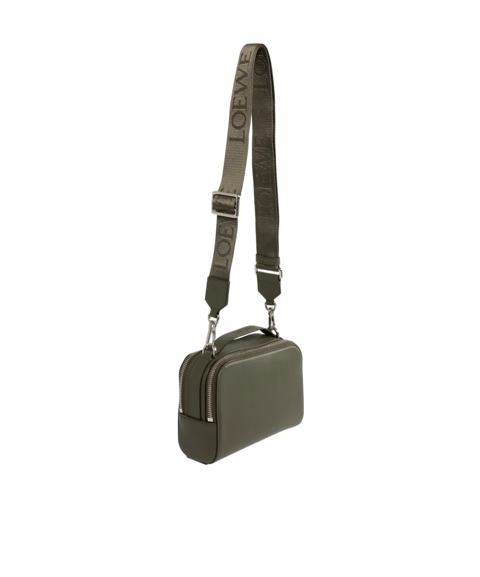 Mini Anagram-Debossed Messenger Bag