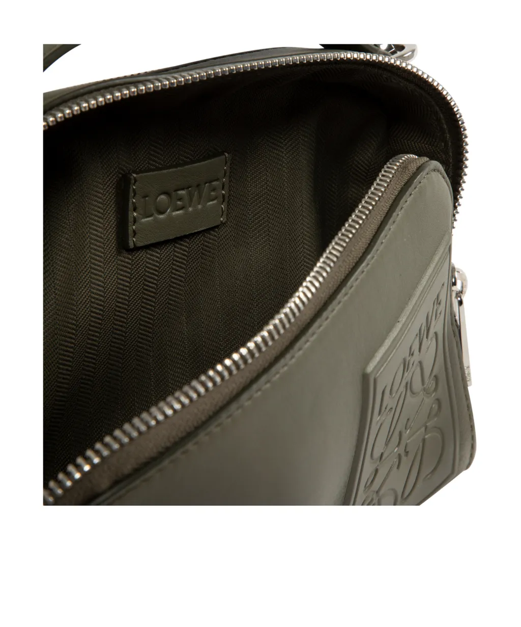 Mini Anagram-Debossed Messenger Bag
