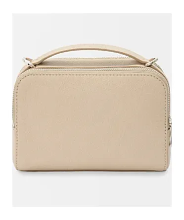 Mini Crossbody Camera Bag In Soft Grained Calfskin