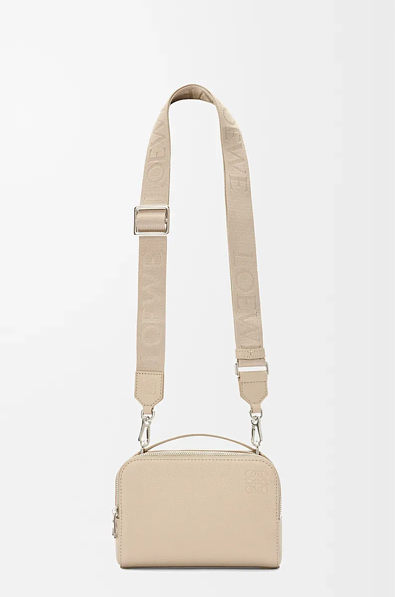 Mini Crossbody Camera Bag In Soft Grained Calfskin