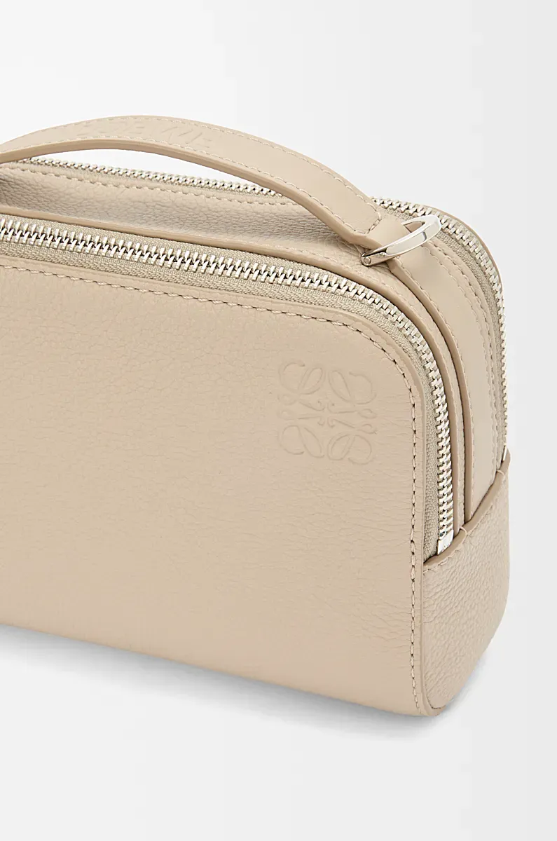 Mini Crossbody Camera Bag In Soft Grained Calfskin