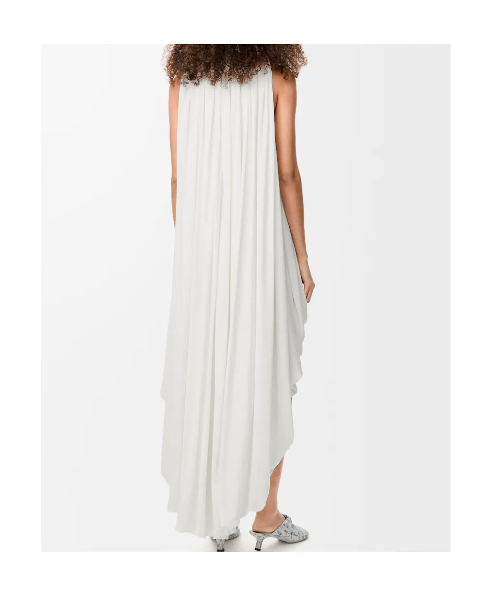 Draped Dress In Silk