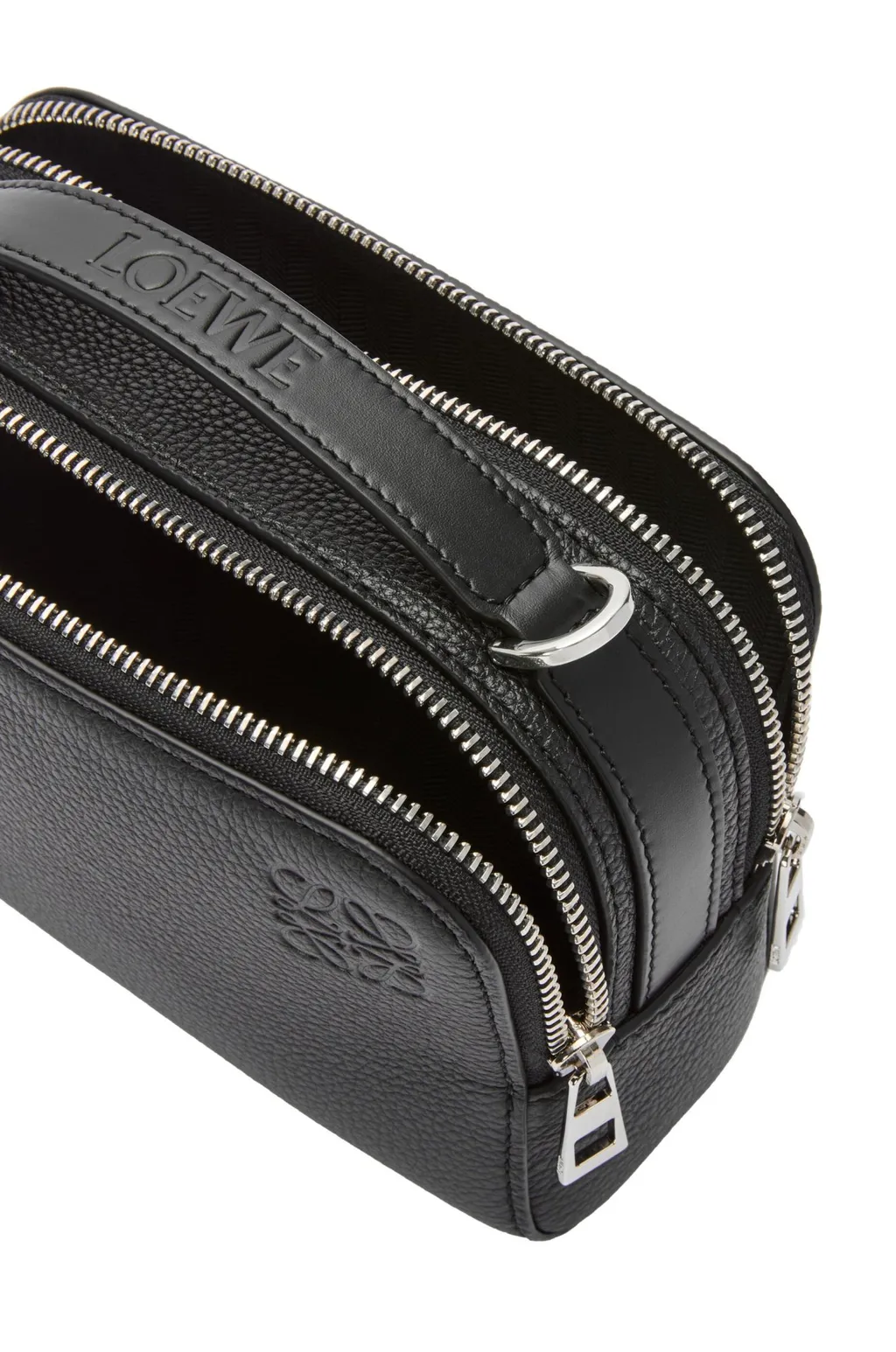 Logo Embossed Mini Camera Bag