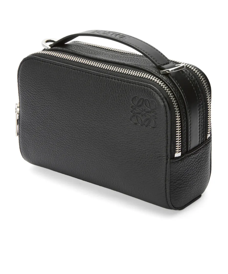Logo Embossed Mini Camera Bag