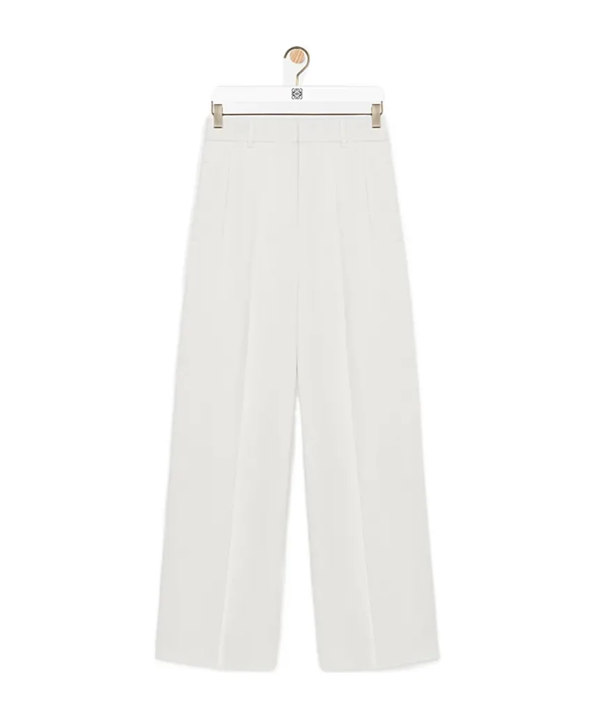 Trousers In Stretch Viscose Blend