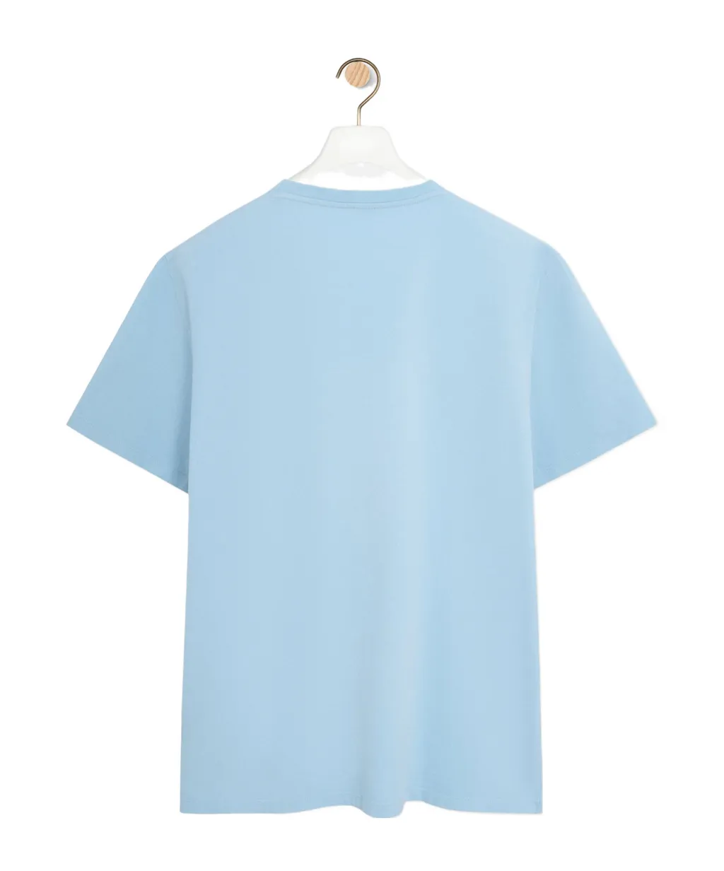 Anagram-Embroidered Crew Neck T-Shirt
