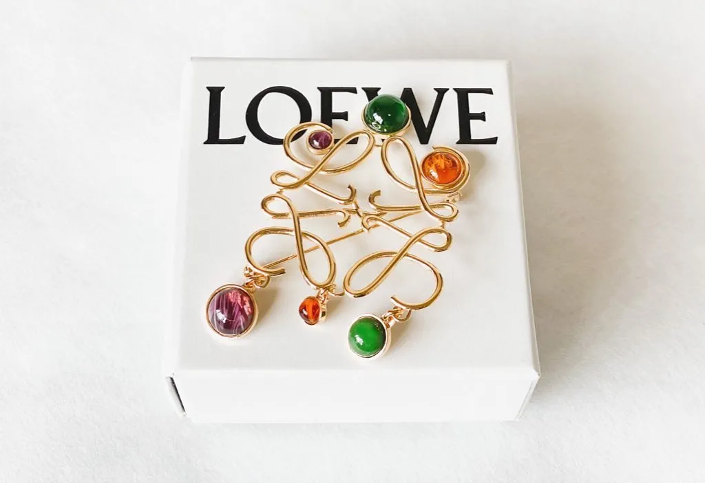 Small Anagram Brooch