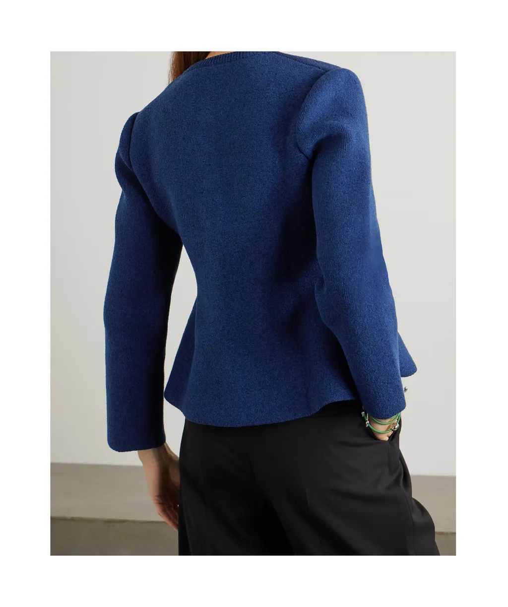 Long-Sleeved Knitted Cardigan