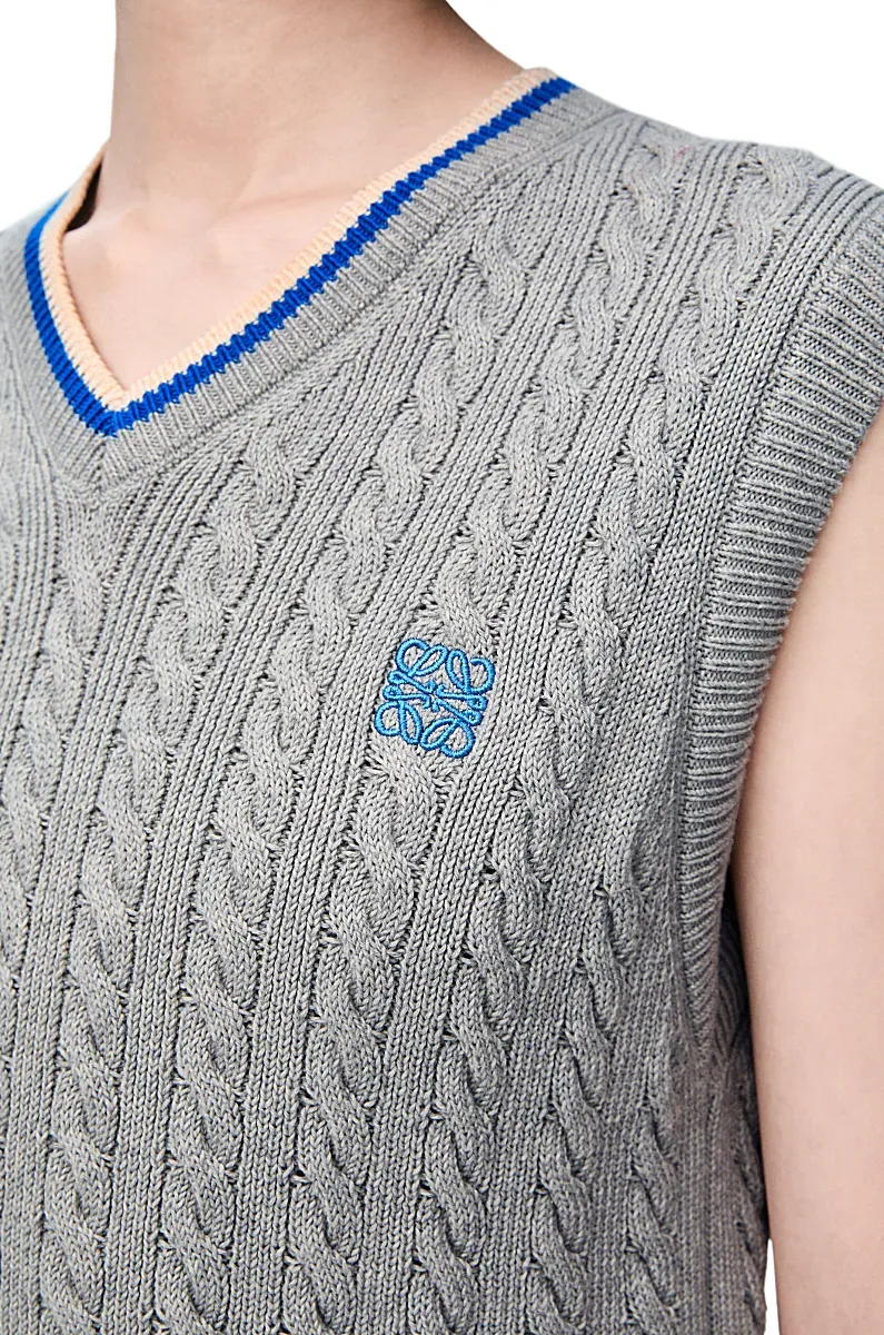 Vest In Cotton