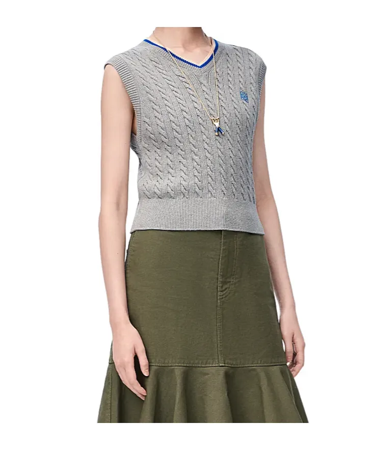 Vest In Cotton