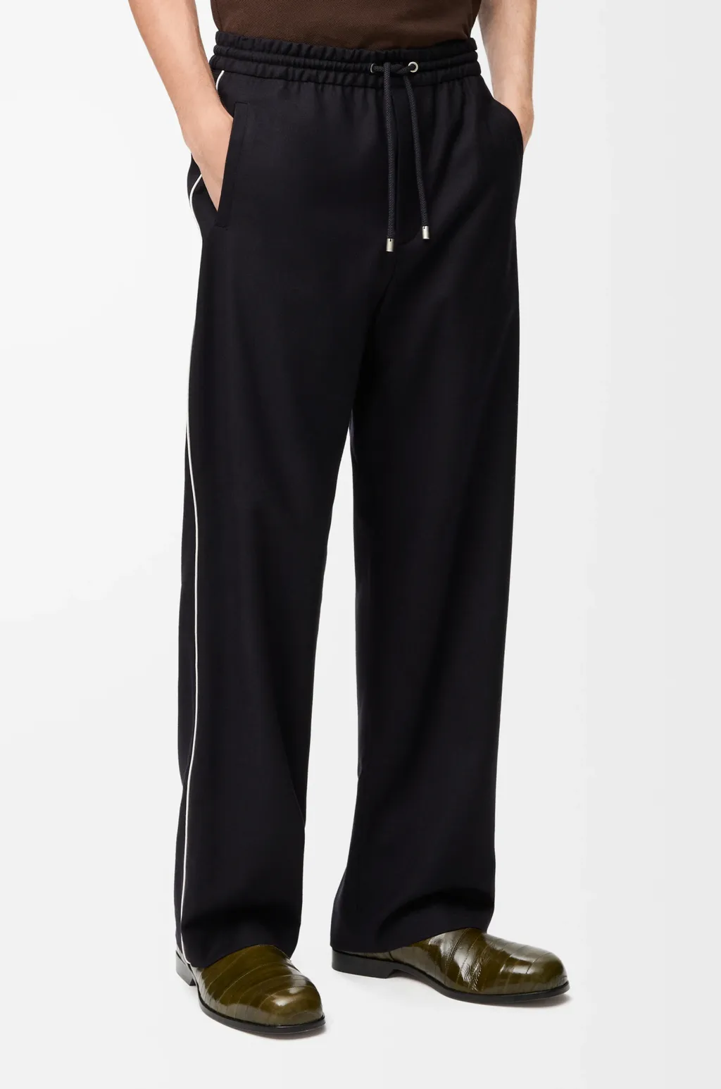 Elastic Drawstring Waist Sweatpants