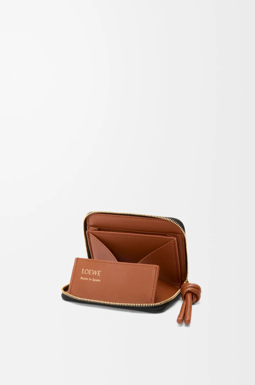 Zipped Coin Purse In Shiny Nappa Calfskin