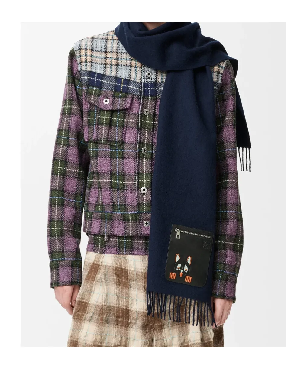 Scarf In Wool And Cashmere
