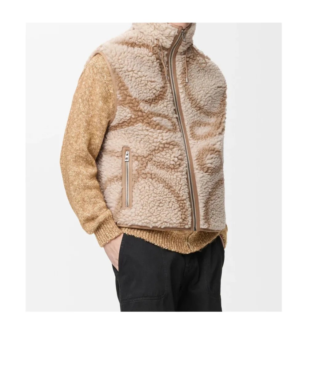 Anagram Fleece Jacquard Vest