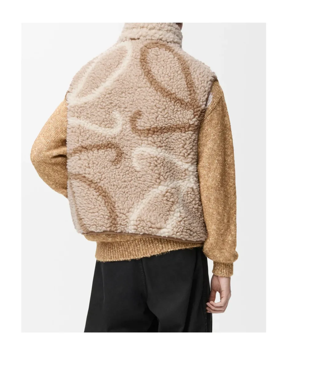 Anagram Fleece Jacquard Vest