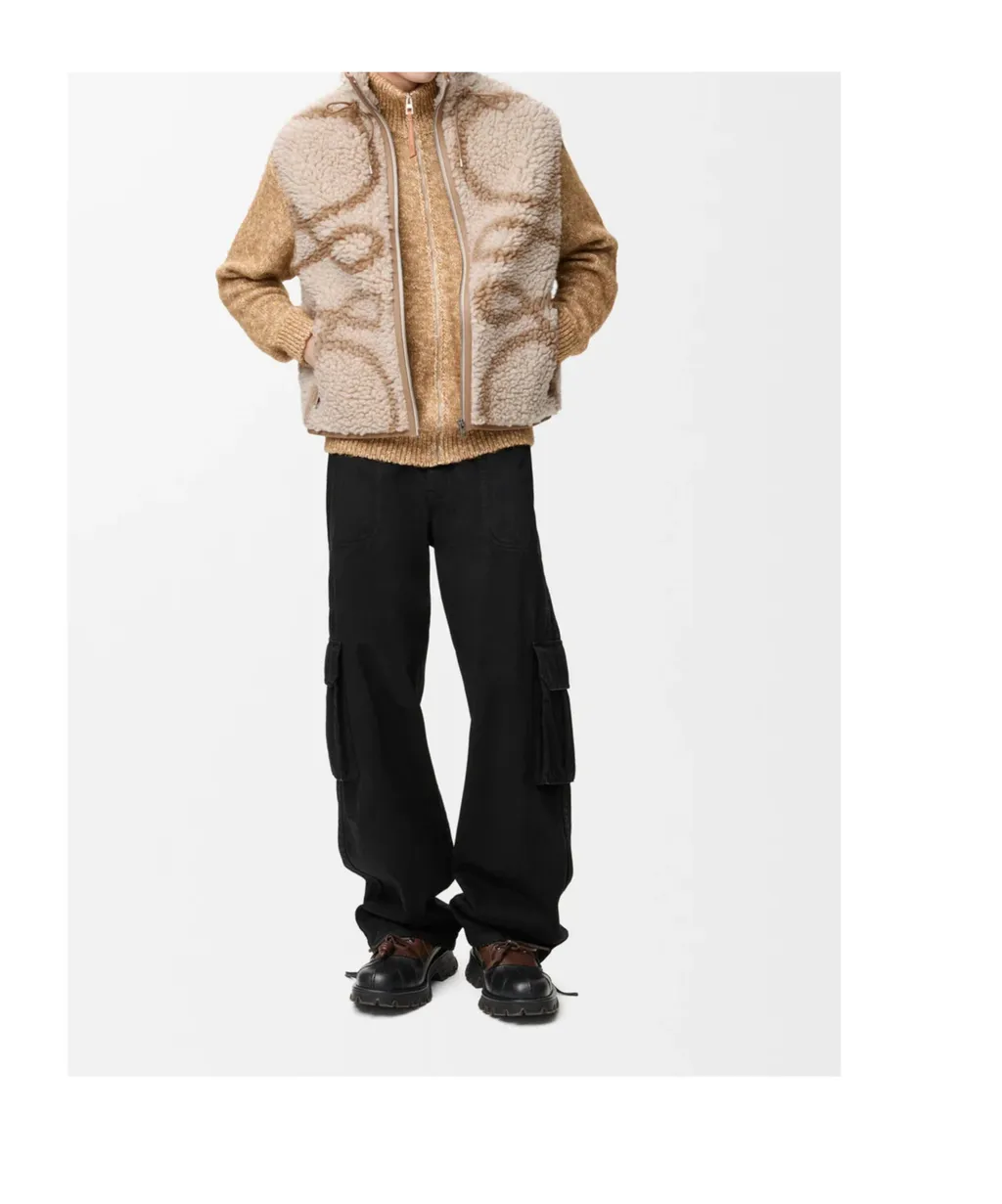 Anagram Fleece Jacquard Vest