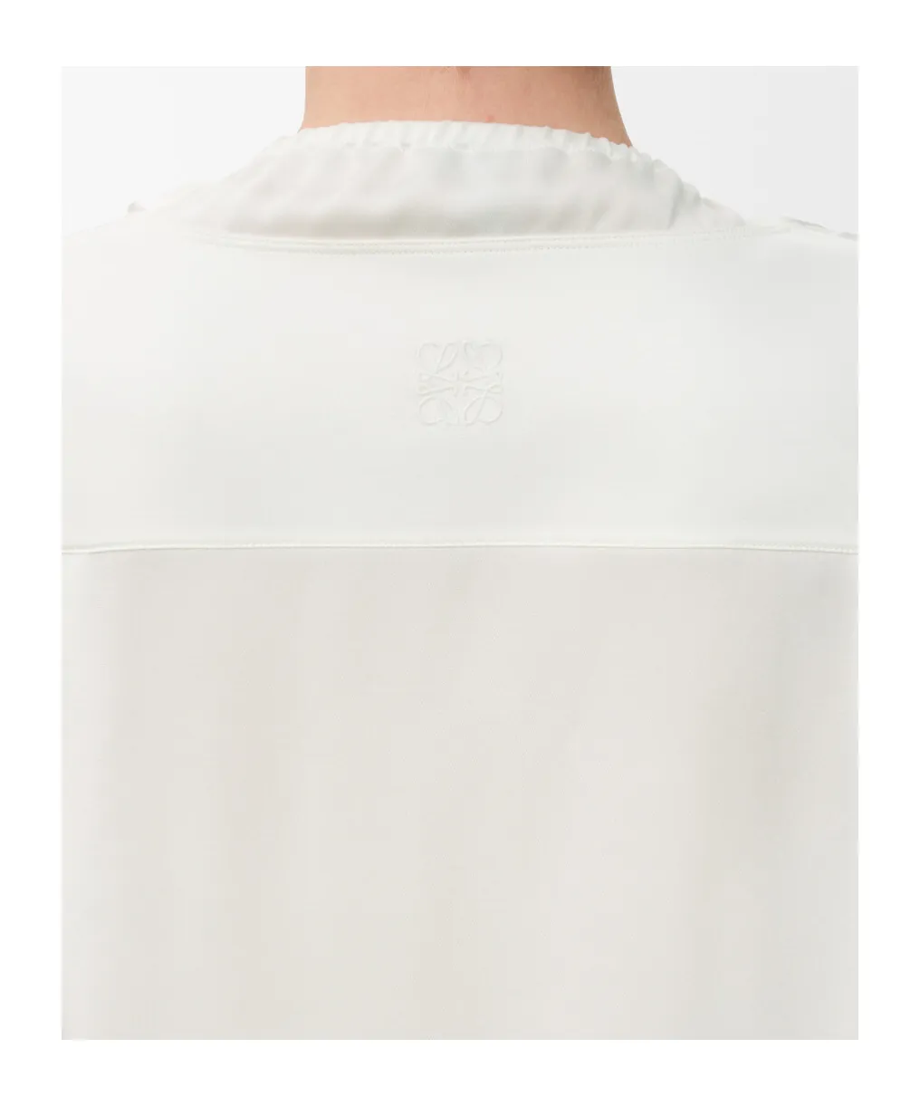 Drawstring Satin Blouse