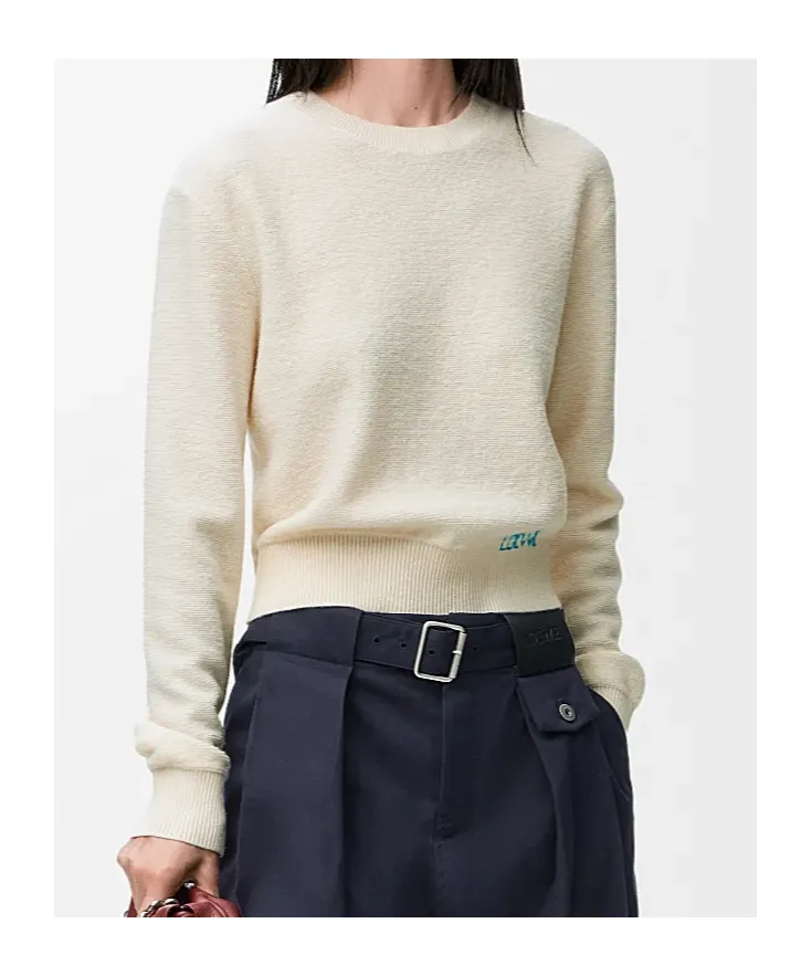 Logo Embroidered Crewneck Jumper