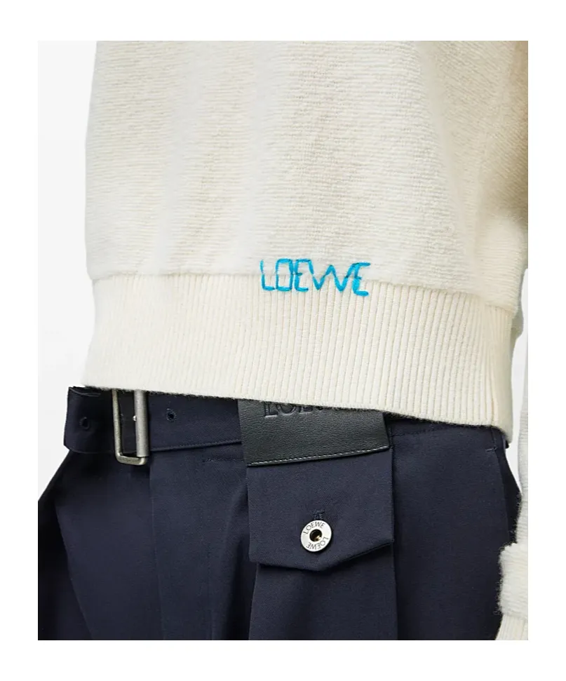 Logo Embroidered Crewneck Jumper