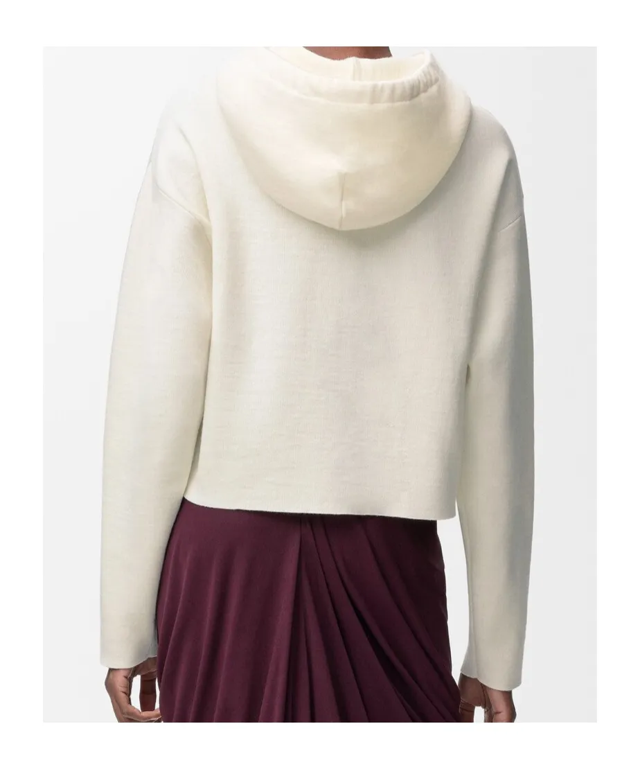 Zip-Up Hoodie In Wool