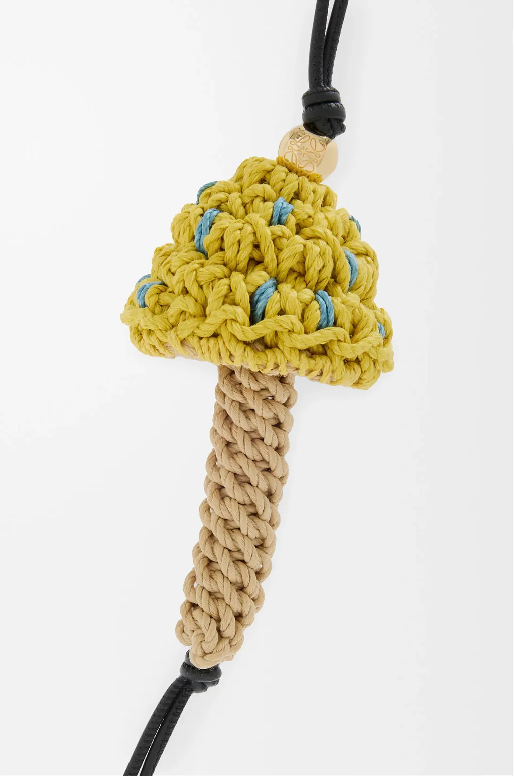Braided Rope Mushroom Pendant