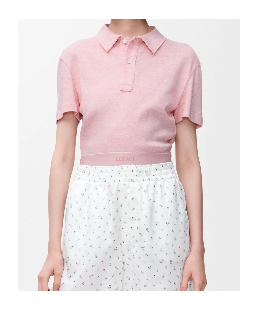 Cropped Polo Shirt
