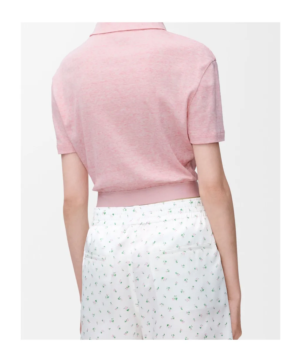 Cropped Polo Shirt