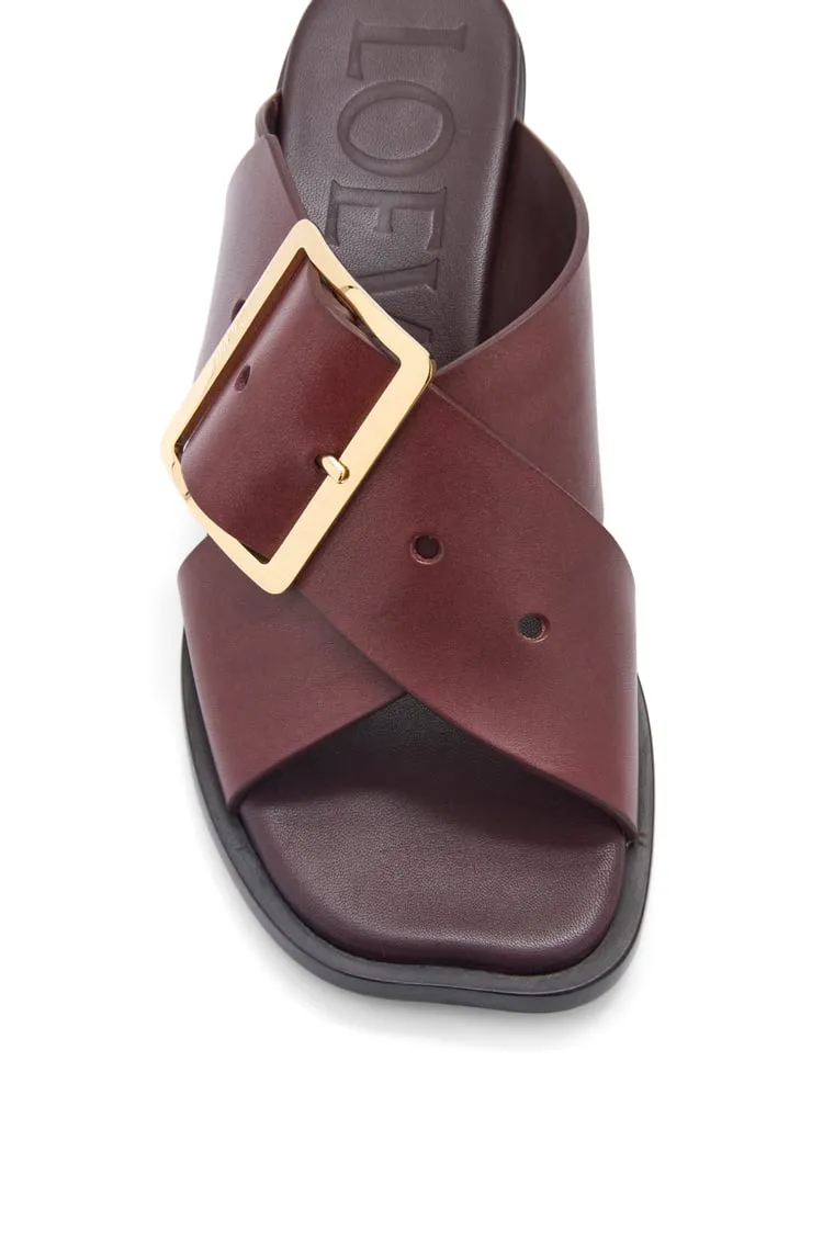 Petal Belt Sandal In Vegetable-Tanned Calfskin