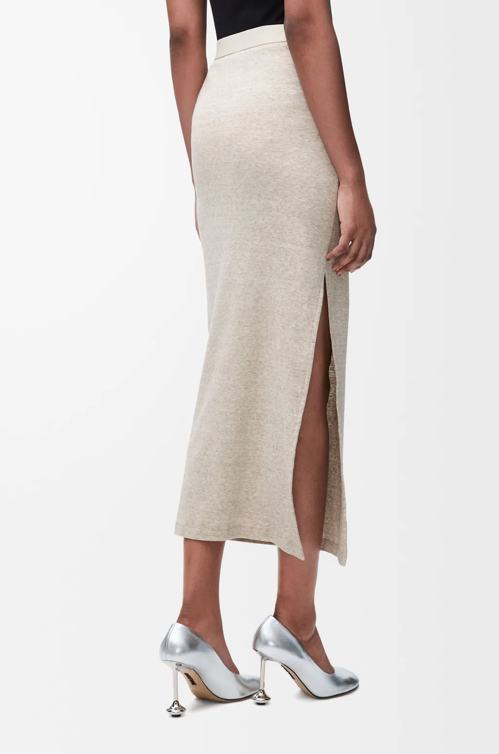 Skirt In Cotton And Wool