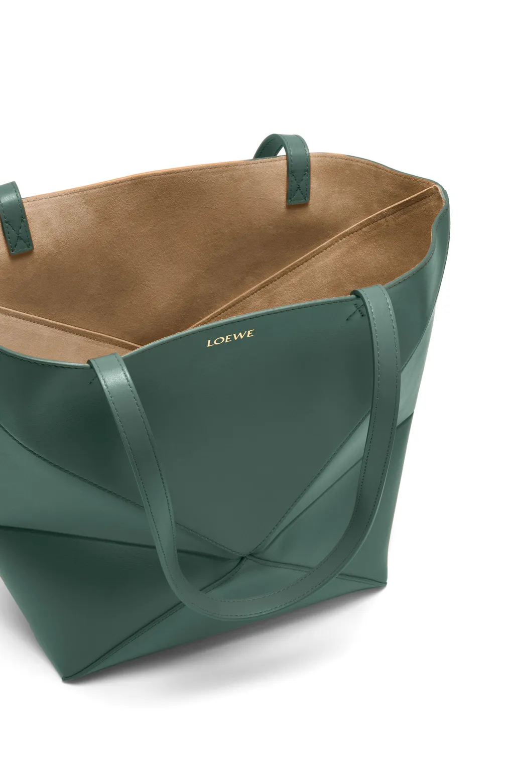 Puzzle Fold Medium Top Handle Bag