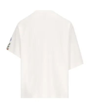 Floral Embroidered Crewneck T-Shirt
