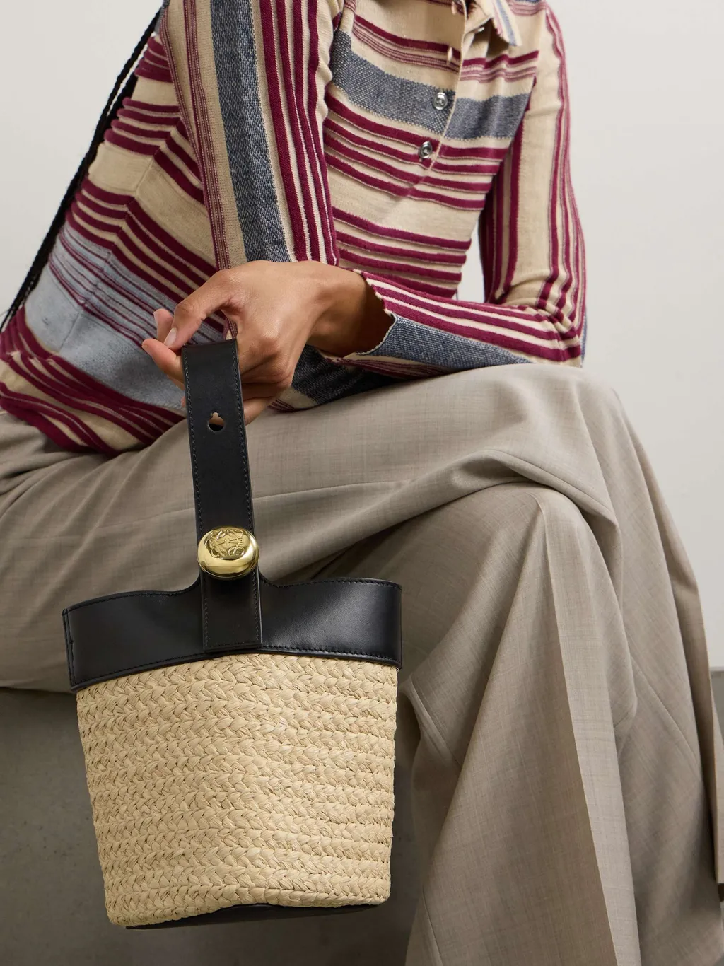 Mini Pebble Bucket Bag