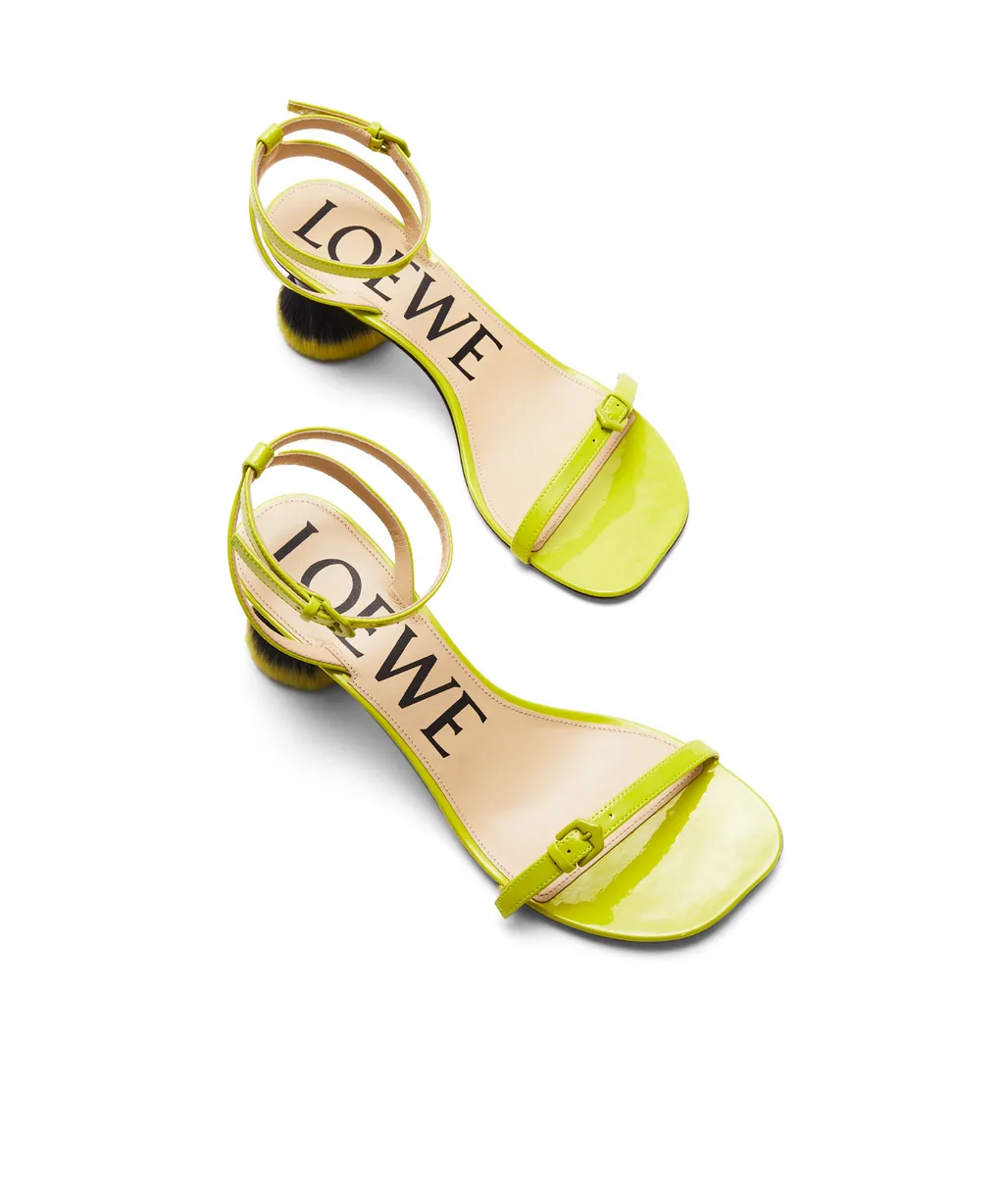 Petal Brush Heel Sandal