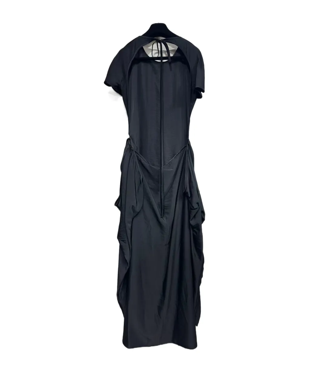 Strap Pleated Dress